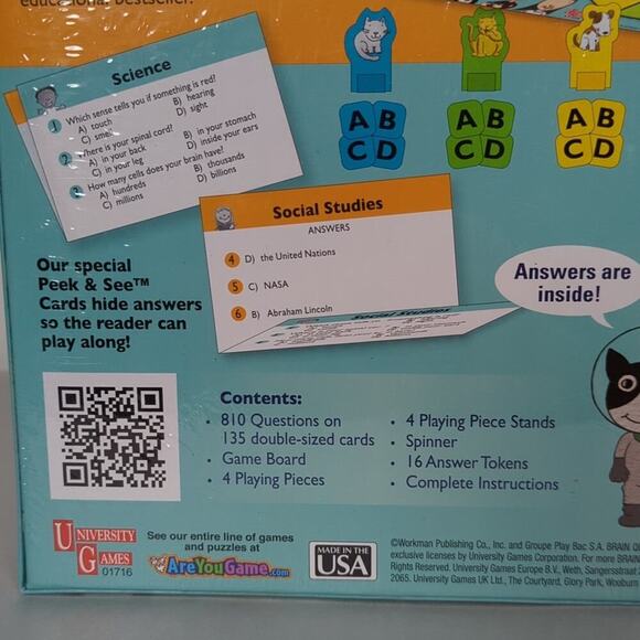 Brain Quest NIB Game for Grades 1 to 6 - Picture 5 of 8